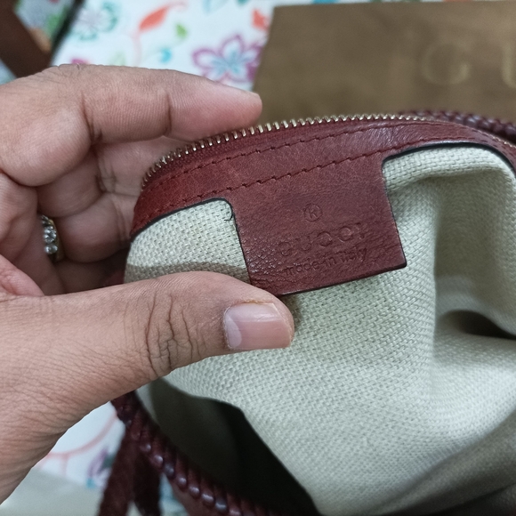 Authenticated Gucci Marrakech hobo bag - Picture 8 of 16